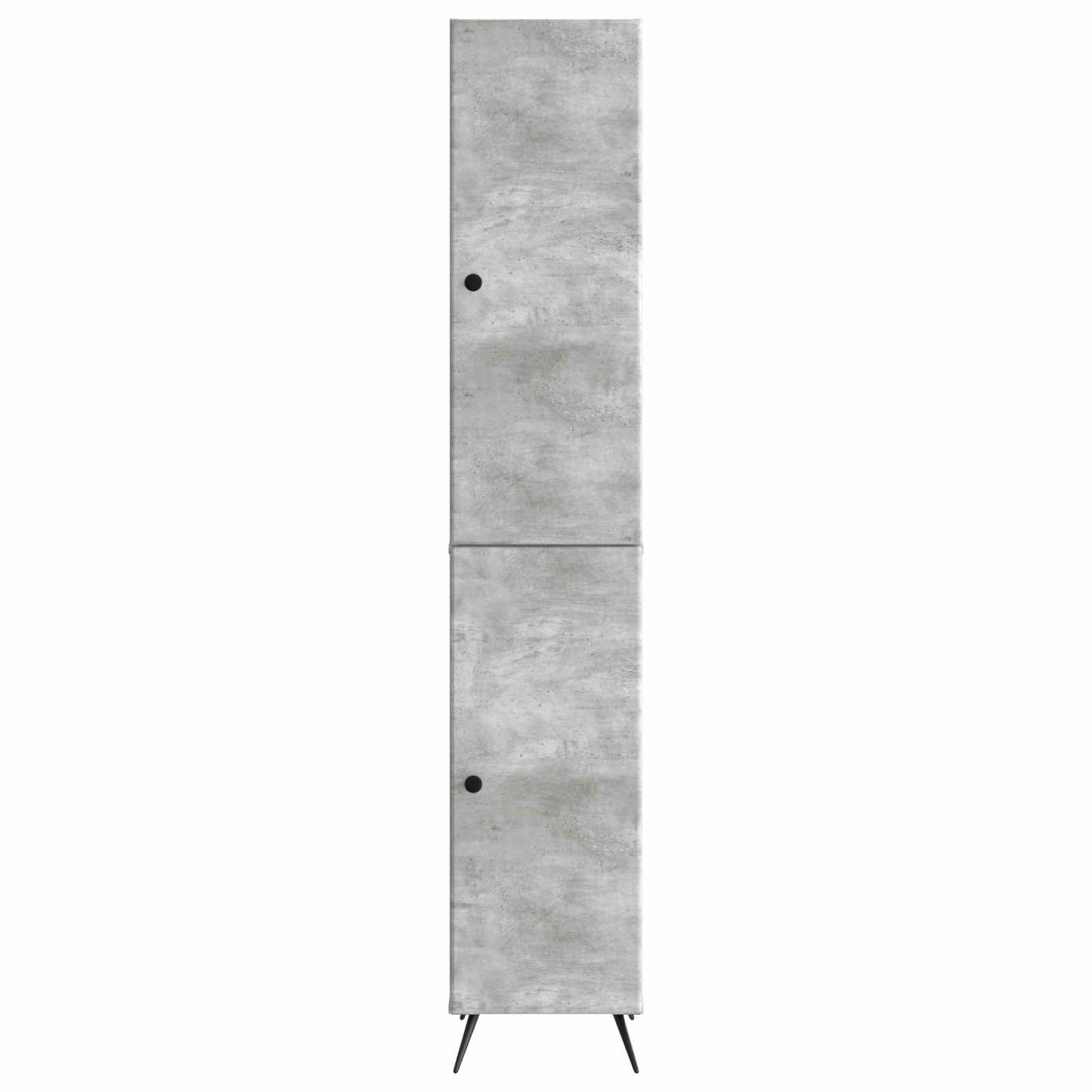 Cabinet Set 2 pcs Concrete Grey Engineered Wood