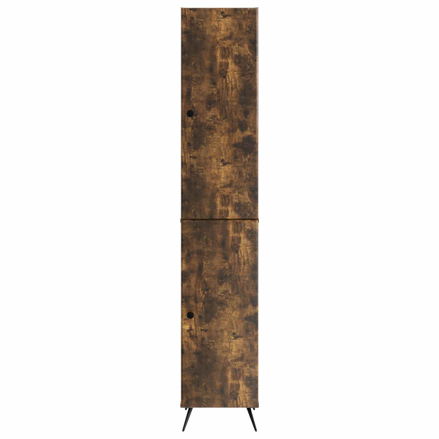 Cabinet Set 2 pcs Smoked Oak Engineered Wood