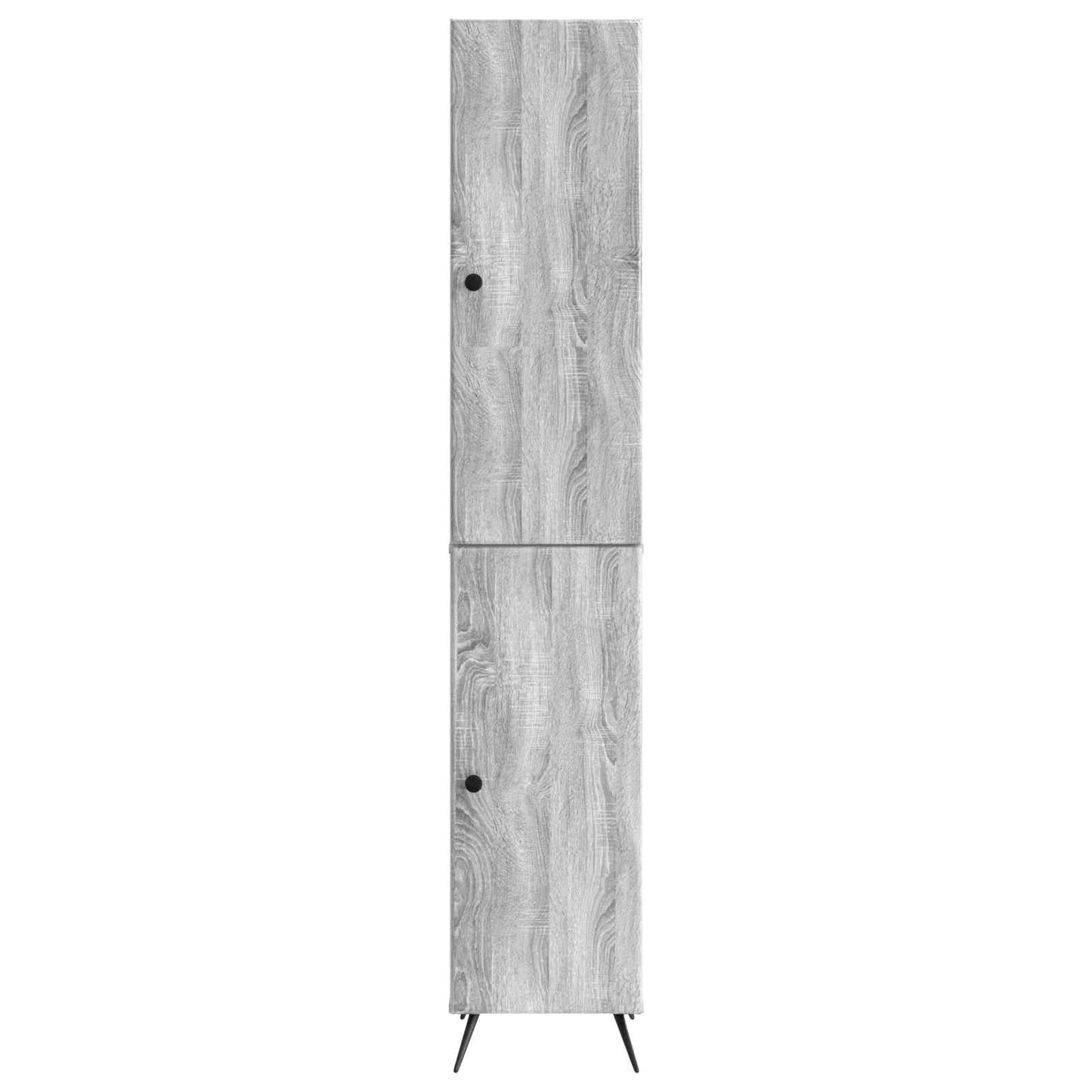 Cabinet Set 2 pcs Grey Sonoma Engineered Wood