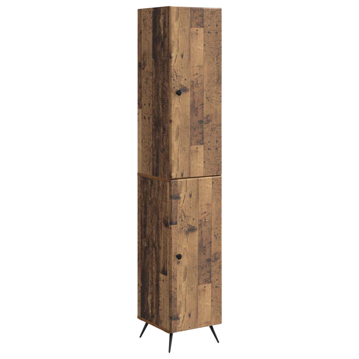 Cabinet Set 2 pcs Old Wood Engineered Wood