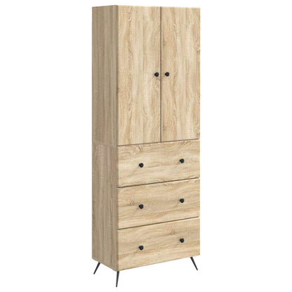 Cabinet Set 2 pcs 66 x 34.5 x 90 cm Engineered Wood Sonoma Oak