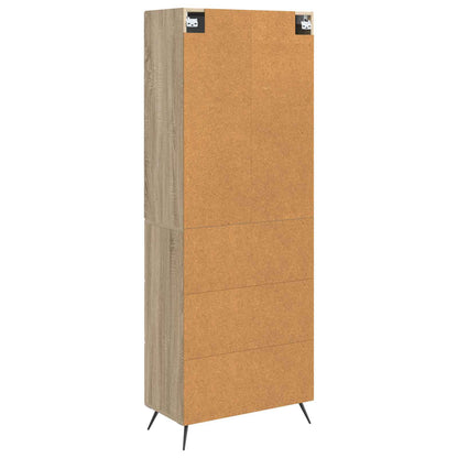 Cabinet Set 2 pcs 66 x 34.5 x 90 cm Engineered Wood Sonoma Oak