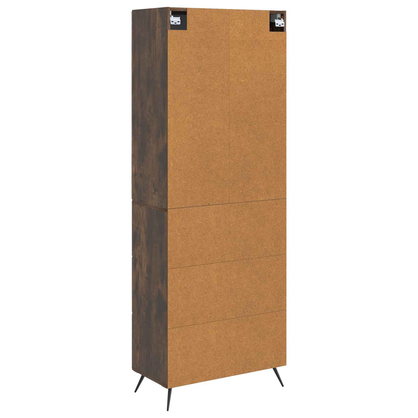 Cabinet Set 2 pcs 66 x 34.5 x 90 cm Engineered Wood Smoked Oak