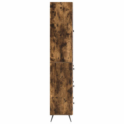 Cabinet Set 2 pcs 66 x 34.5 x 90 cm Engineered Wood Smoked Oak