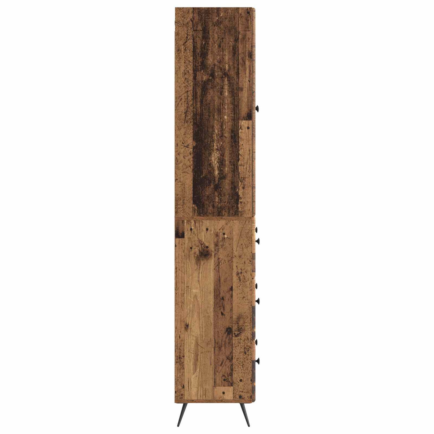 Cabinet Set 2 pcs 66 x 34.5 x 90 cm Engineered Wood Old Wood