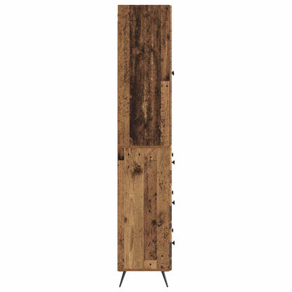 Cabinet Set 2 pcs 66 x 34.5 x 90 cm Engineered Wood Old Wood