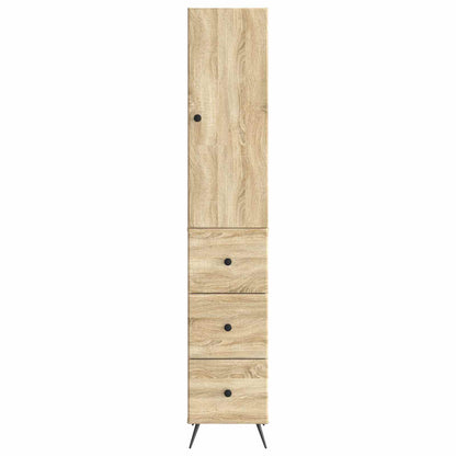 Cabinet Set 2 pcs Sonoma Oak 34.5 x 34.5 x 90 cm