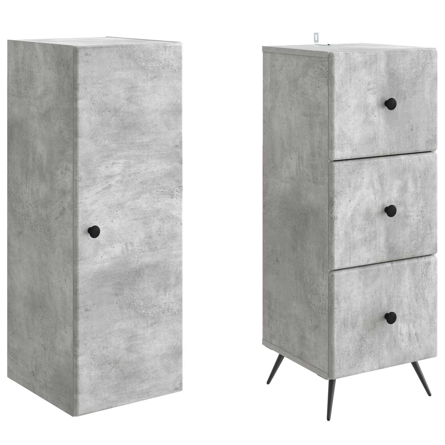 Cabinet Set 2 pcs 34.5 x 34.5 x 90 cm Engineered Wood