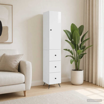 Cabinet Set 2 pcs 34.5 x 34.5 x 90 cm Engineered Wood