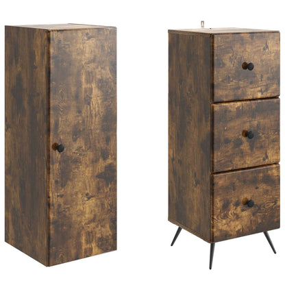 Cabinet Set 2 pcs 34.5 x 34.5 x 90 cm Engineered Wood