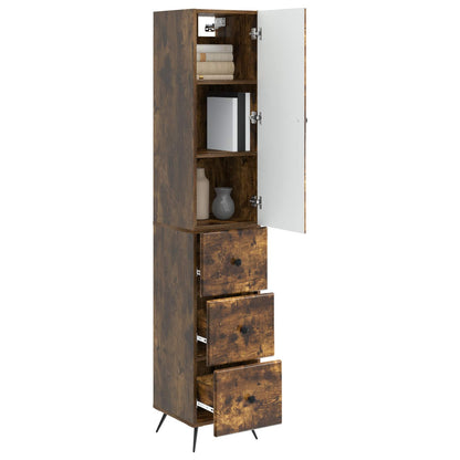 Cabinet Set 2 pcs 34.5 x 34.5 x 90 cm Engineered Wood