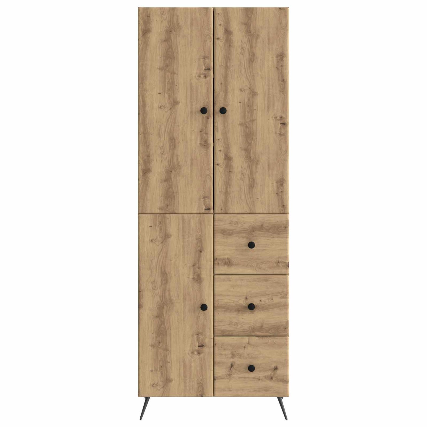 Cabinet Set 2 pcs Artisan Oak Engineered Wood