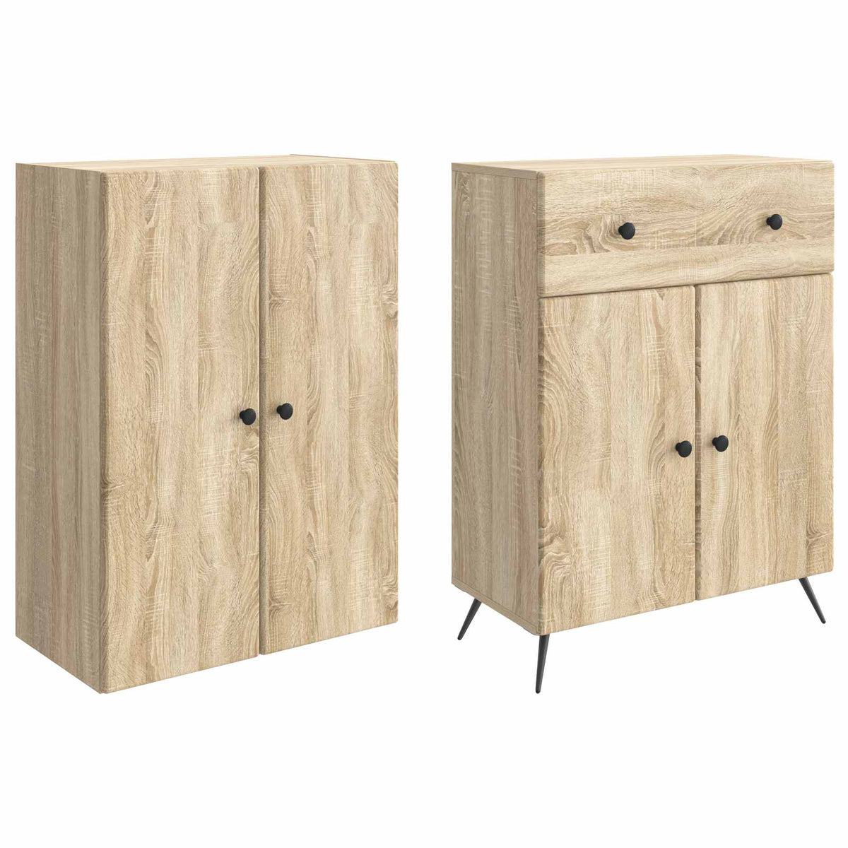 2 pcs Sonoma Oak
