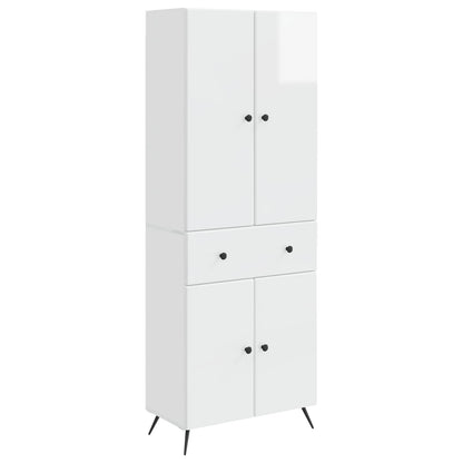 2 pcs High Gloss White