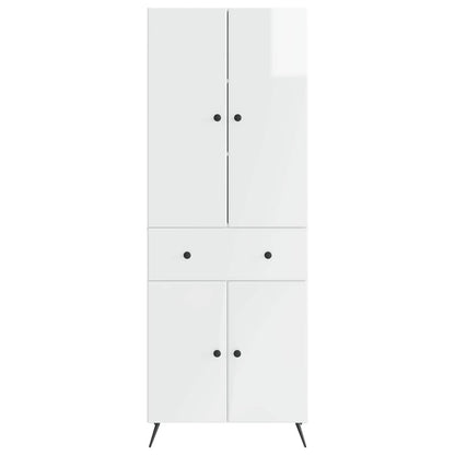 2 pcs High Gloss White