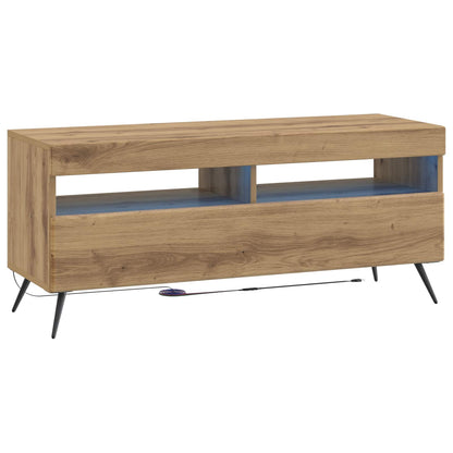 5 Piece LED TV Cabinet Artisan Oak Engineered Wood