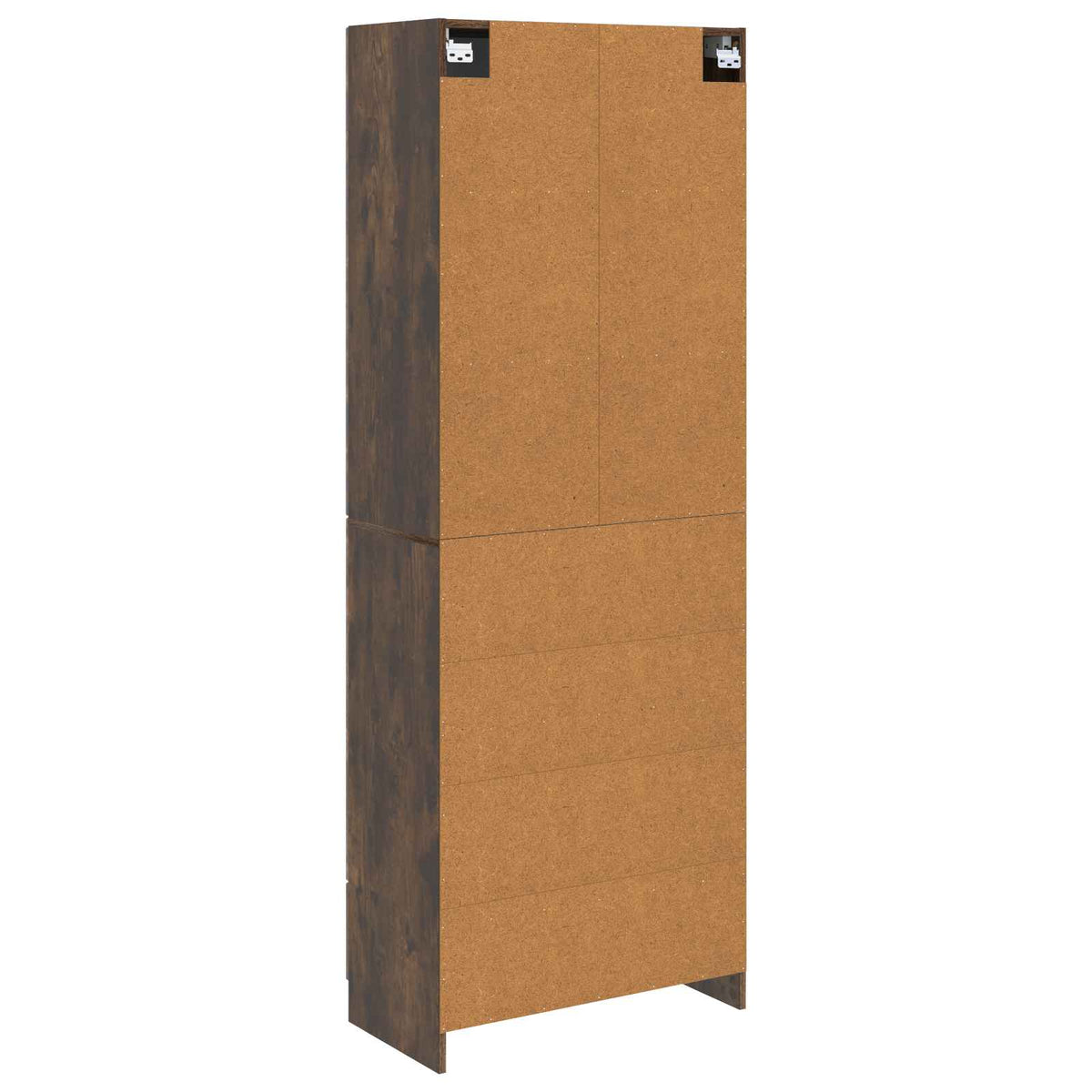 Cabinet Set 2 pcs Smoked Oak 66 x 34.5 x 92 cm Engineered Wood