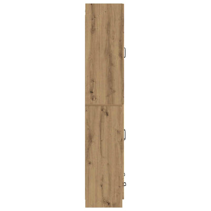 Cabinet Set 2 pcs Artisan Oak Engineered Wood