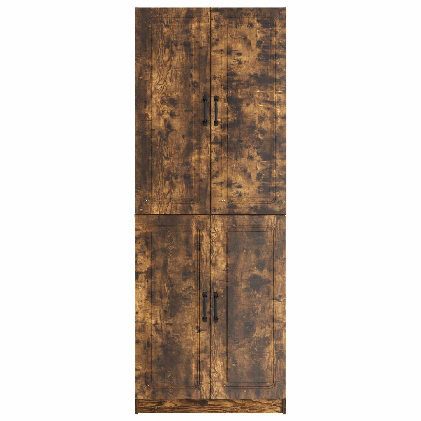 Cabinet Set 2 pcs Smoked Oak Engineered Wood