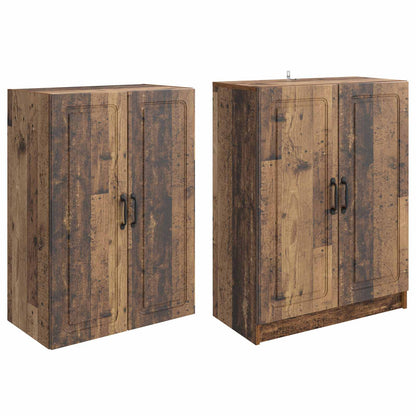 Cabinet Set 2 pcs Engineered Wood