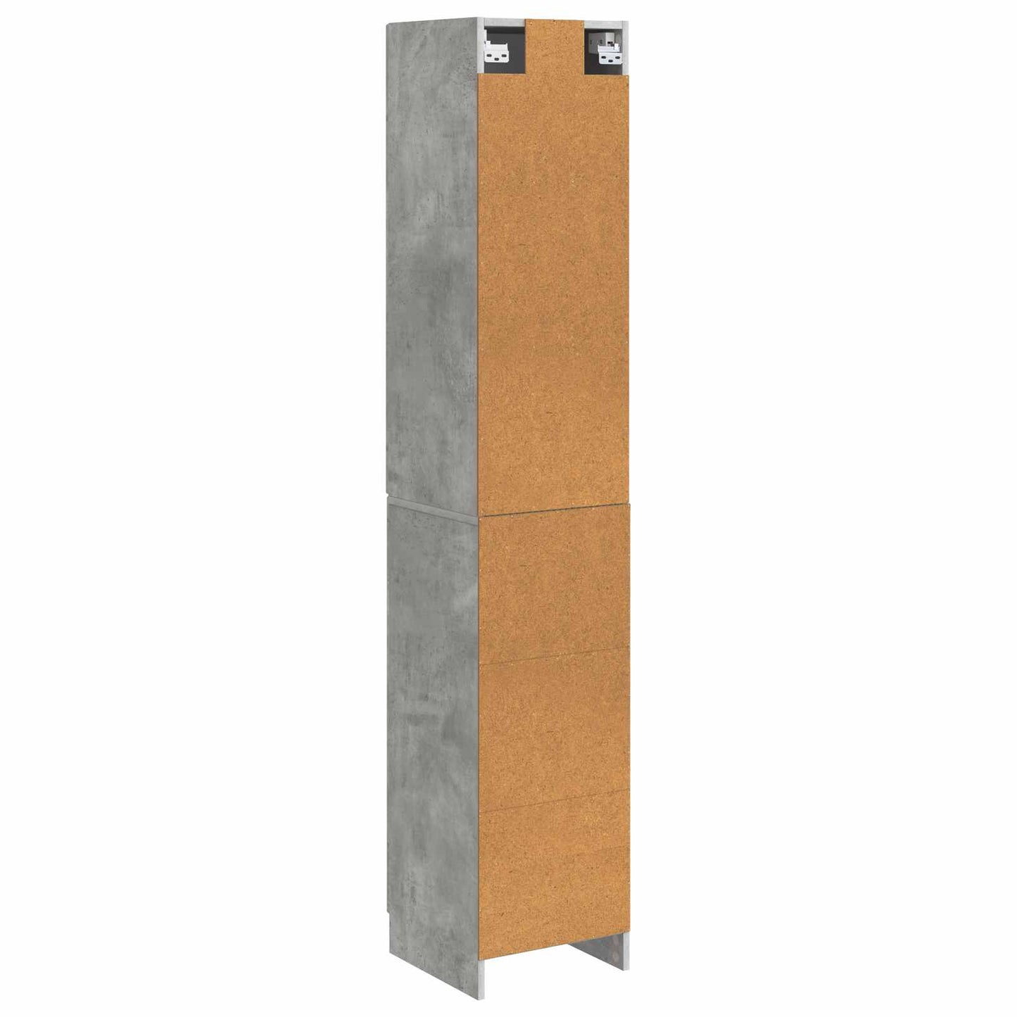 Cabinet Set 2 pcs Concrete Grey Engineered Wood