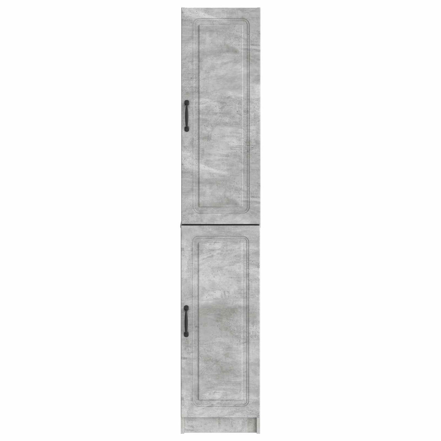 Cabinet Set 2 pcs Concrete Grey Engineered Wood