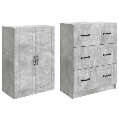 Cabinet Set 2 pcs 66 x 34.5 x 87 cm Engineered Wood