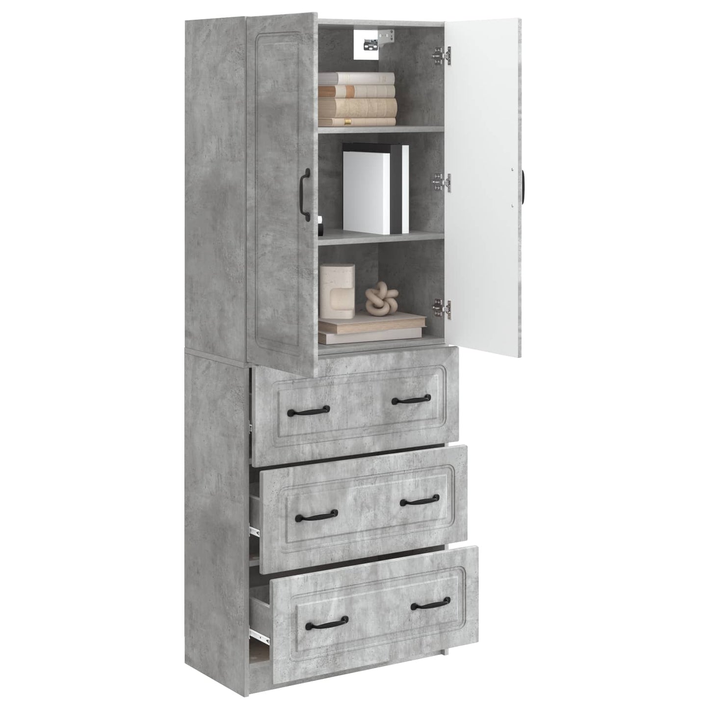 Cabinet Set 2 pcs 66 x 34.5 x 87 cm Engineered Wood