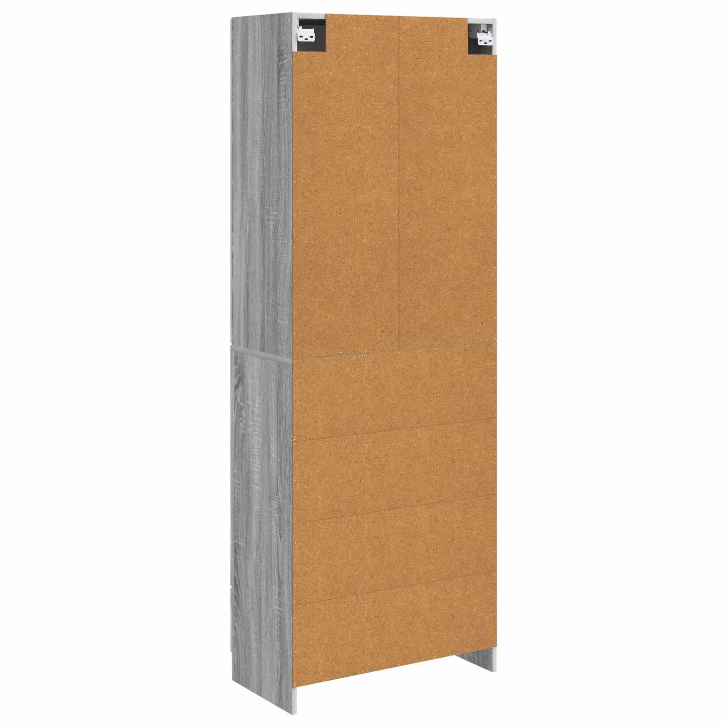 Cabinet Set 2 pcs 66 x 34.5 x 87 cm Engineered Wood Grey Sonoma