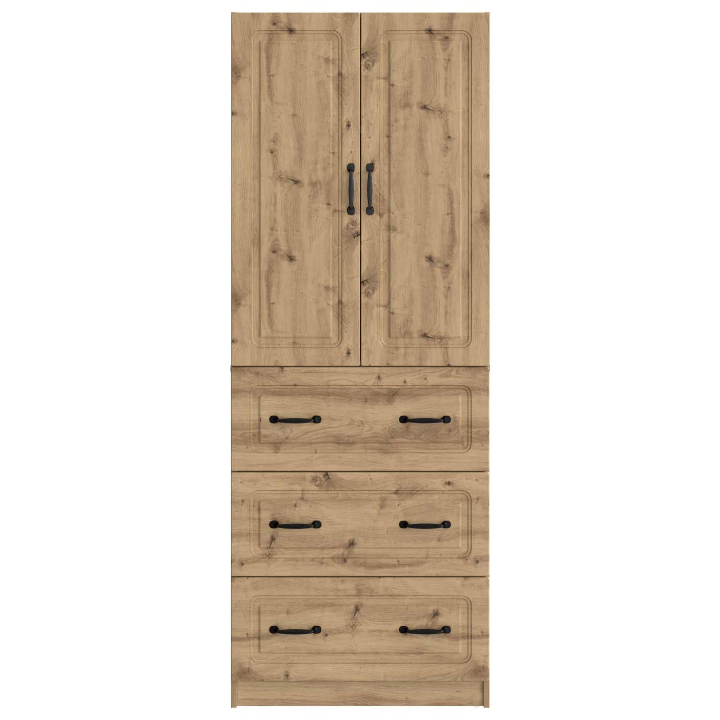 Cabinet Set 2 pcs Artisan Oak 66 x 34.5 x 87 cm Engineered Wood
