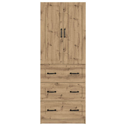 Cabinet Set 2 pcs Artisan Oak 66 x 34.5 x 87 cm Engineered Wood
