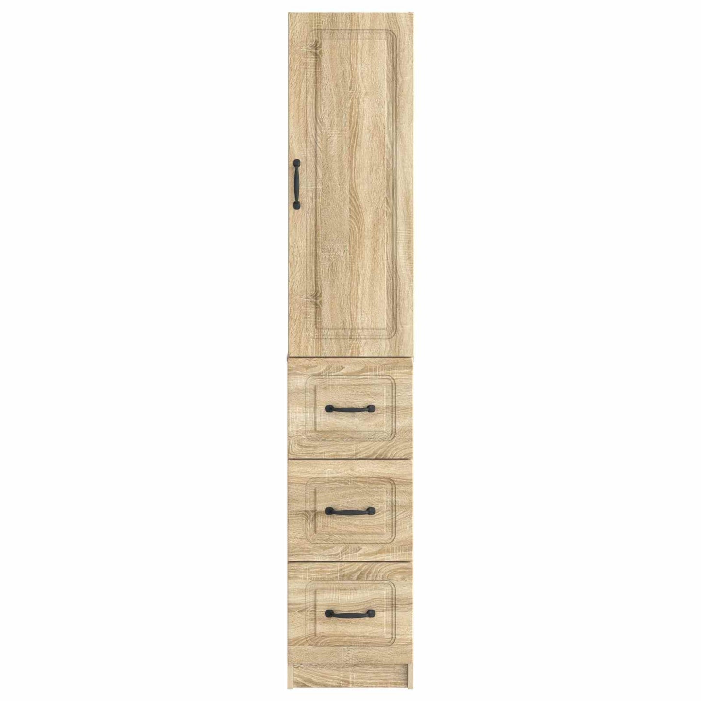 Cabinet Set 2 pcs 33 x 34.5 x 87 cm Engineered Wood Sonoma Oak