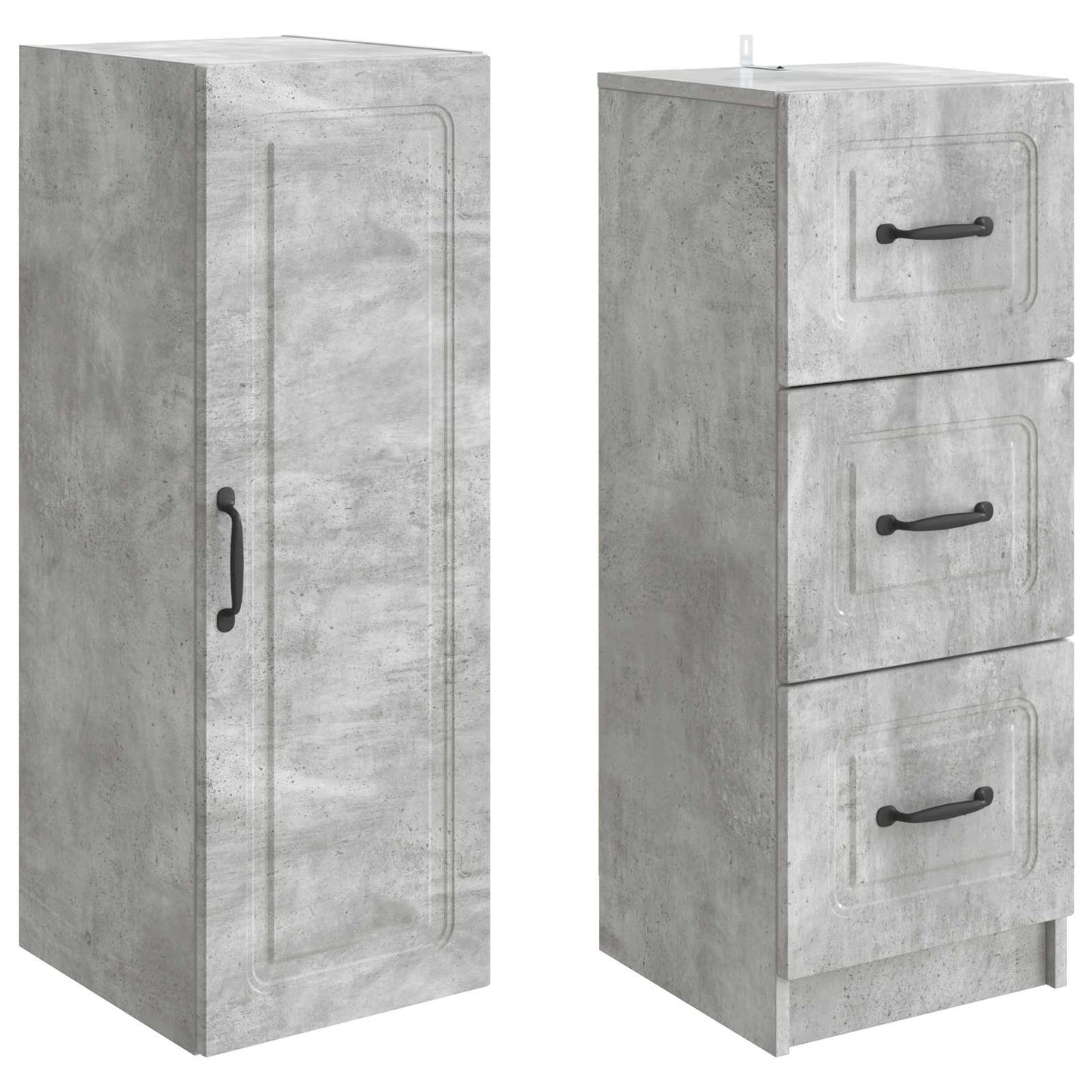 Cabinet Set 2 pcs 33 x 34.5 x 87 cm Engineered Wood