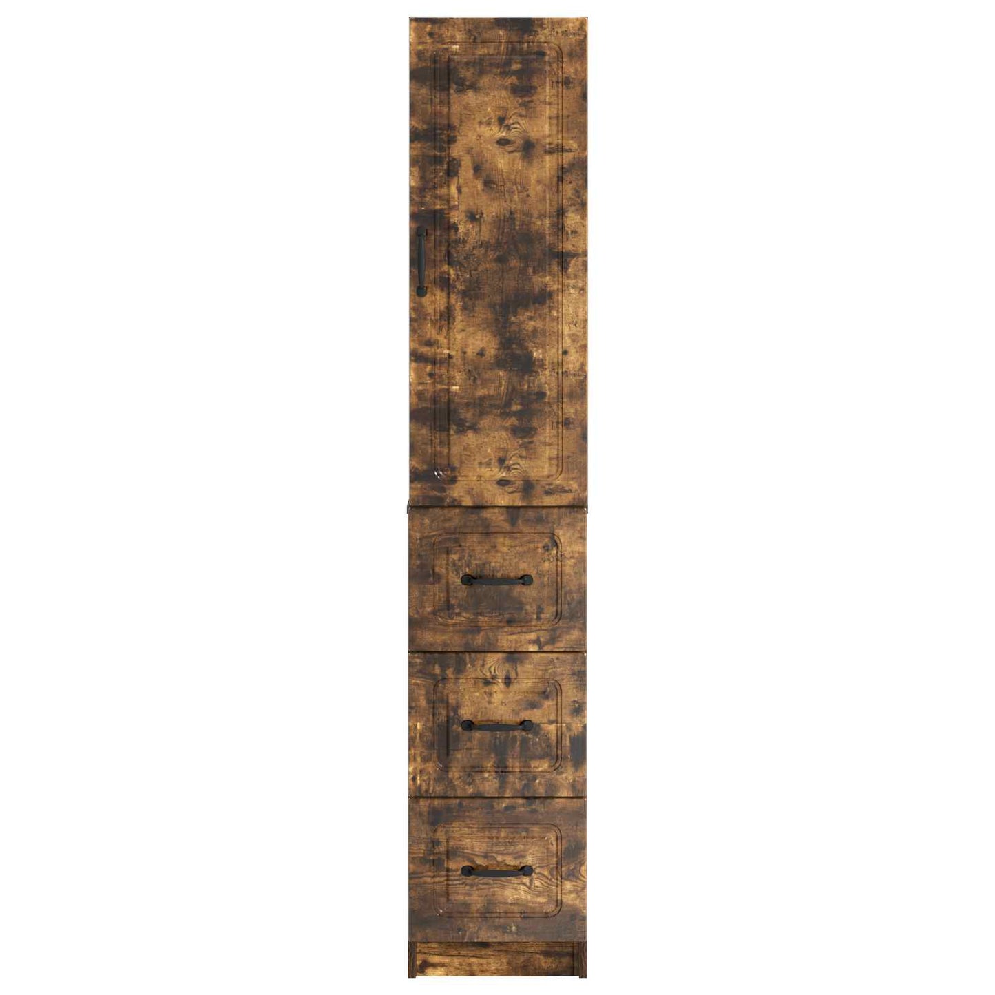 Cabinet Set 2 pcs 33 x 34.5 x 87 cm Engineered Wood Smoked Oak