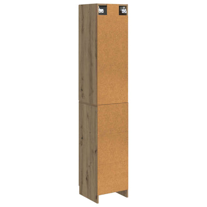 Cabinet Set 2 pcs Artisan Oak 33 x 34.5 x 87 cm Engineered Wood