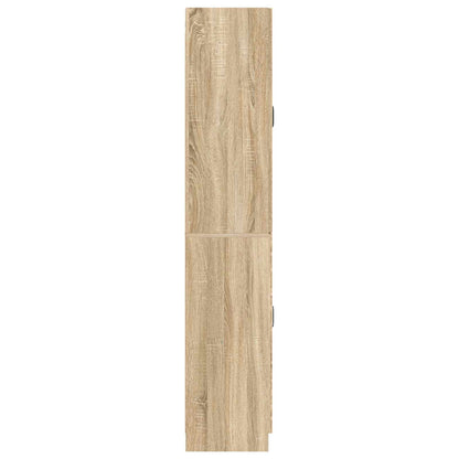 Cabinet Set 2 pcs Sonoma Oak Engineered Wood