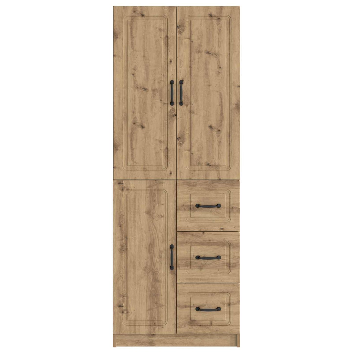 Cabinet Set 2 pcs Artisan Oak Engineered Wood