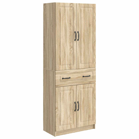 Cabinet Set 2 pcs Sonoma Oak Engineered Wood