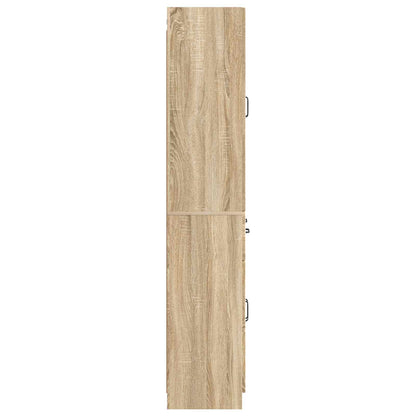 Cabinet Set 2 pcs Sonoma Oak Engineered Wood