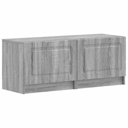 5 Piece LED TV Cabinet Grey Sonoma Engineered Wood