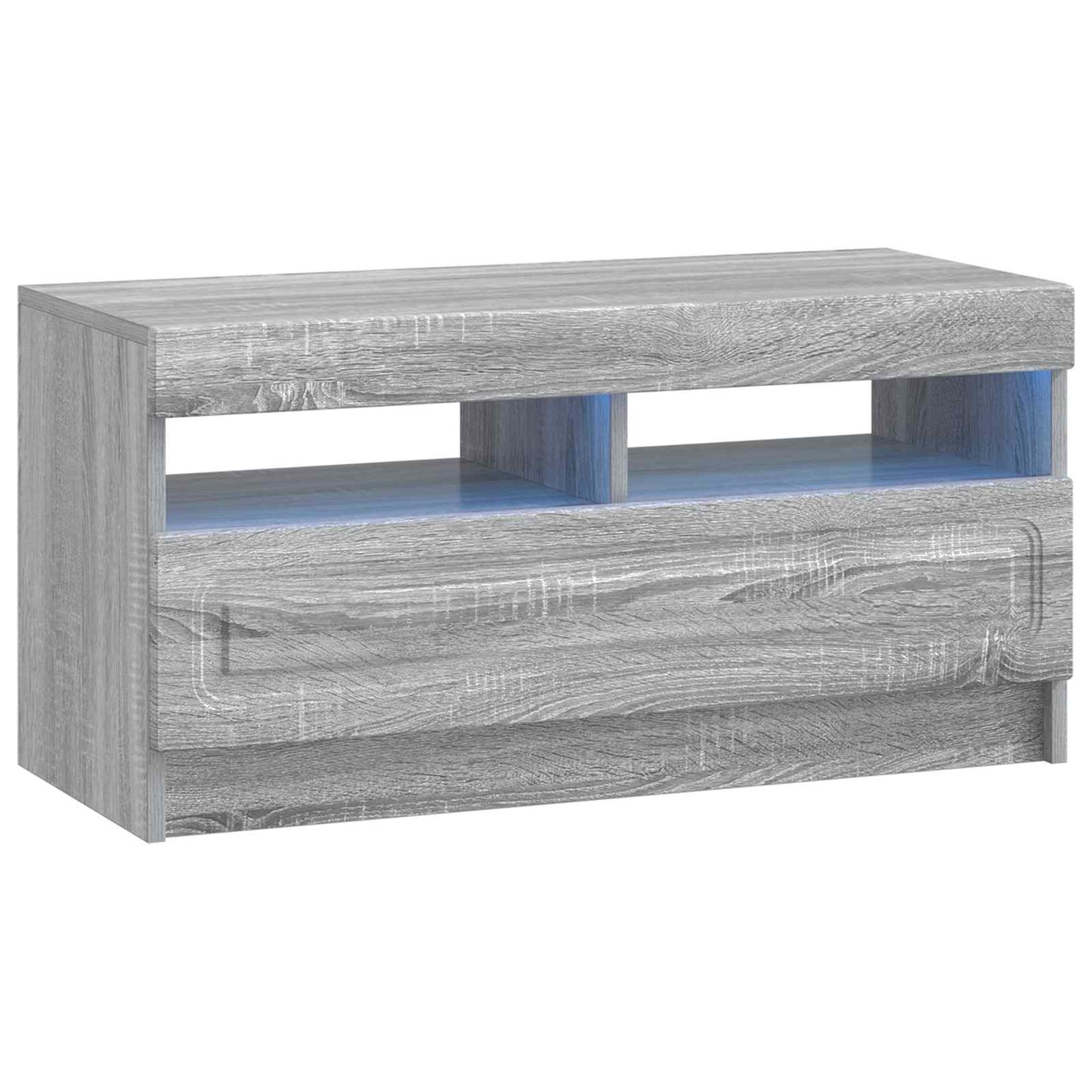 5 Piece LED TV Cabinet Grey Sonoma Engineered Wood