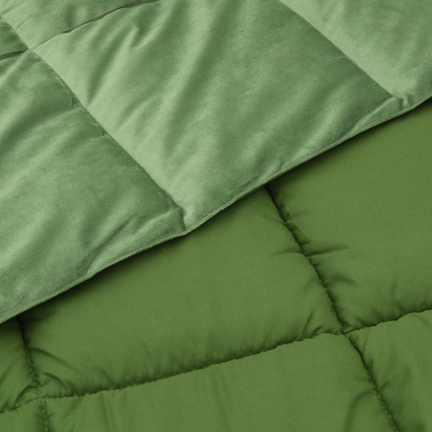 Full Year Duvet Quilted Green 200 x 220 cm Microfiber
