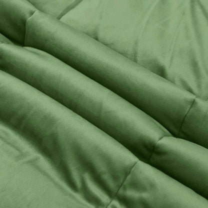 Full Year Duvet Quilted Green 200 x 220 cm Microfiber