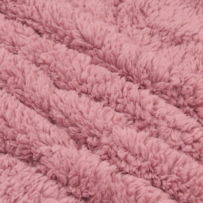 Winter Duvet Pink 140 x 220 cm Microfiber and Teddy fleece