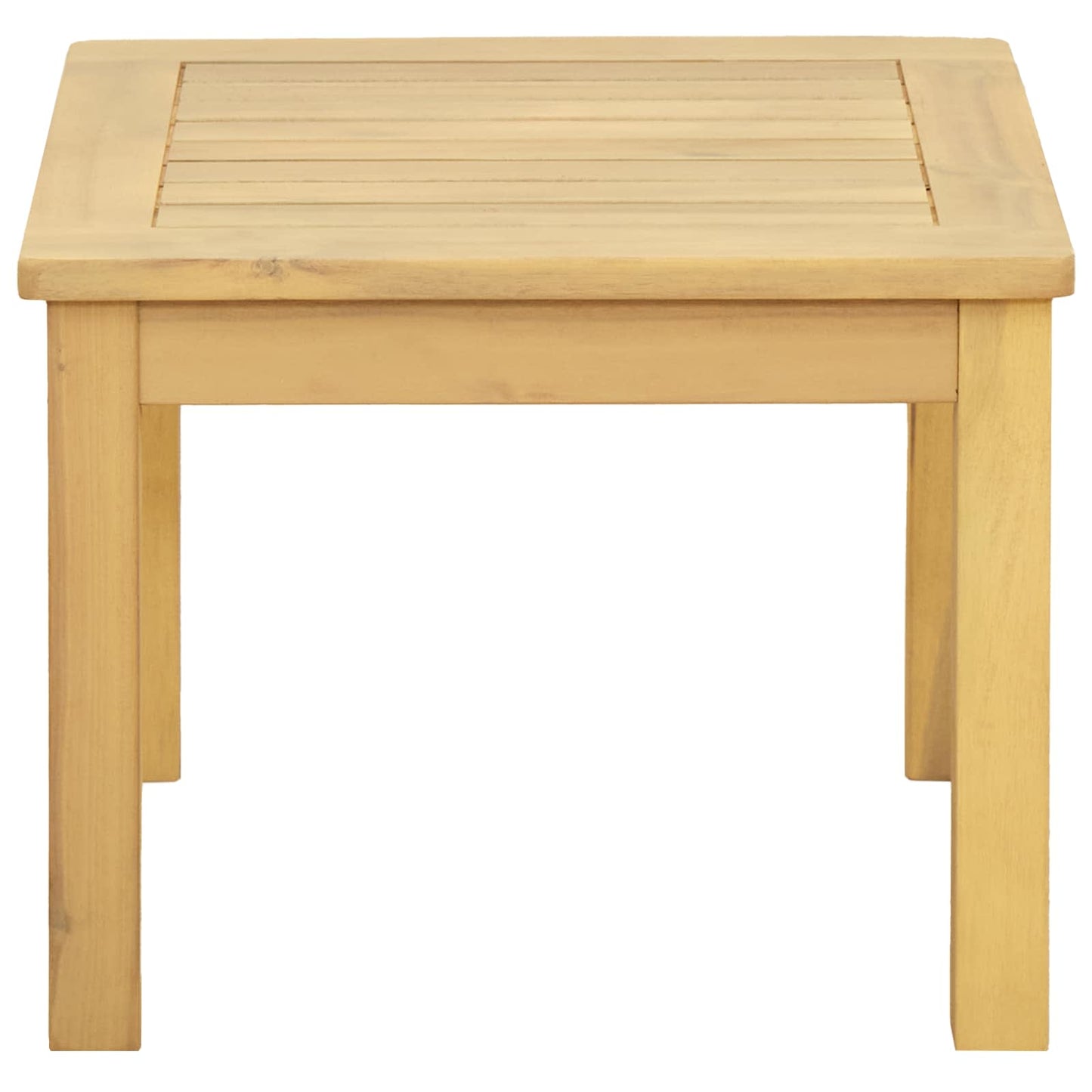 Coffee Table Light Acacia 45 x 45 x 36 cm Solid Acacia Wood