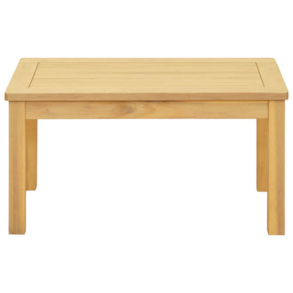 Coffee Table Light Acacia 70 x 40 x 36 cm Solid Acacia Wood
