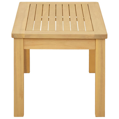 Coffee Table Light Acacia 70 x 40 x 36 cm Solid Acacia Wood