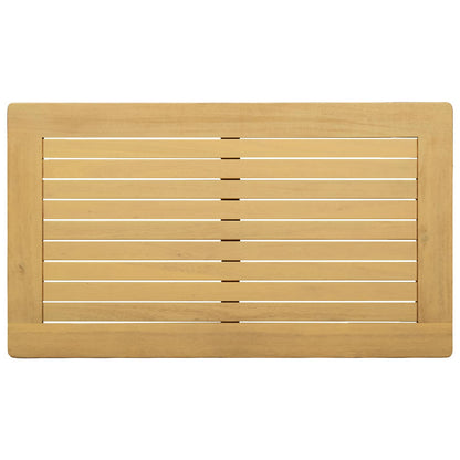 Coffee Table Light Acacia 70 x 40 x 36 cm Solid Acacia Wood