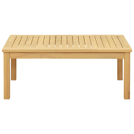 Coffee Table Light Acacia 90 x 50 x 36 cm Solid Acacia Wood
