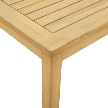 Coffee Table Light Acacia 110 x 60 x 45 cm Solid Acacia Wood